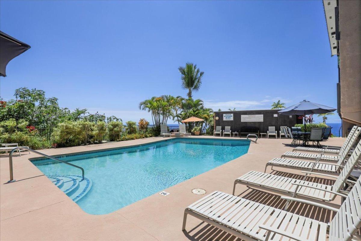 Kona Westwind 1 New! Quiet Ocean-View 1St Floor | Patio | Pool Villa Kailua-Kona Luaran gambar